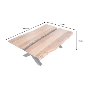 Table basse ORKAN 105cm dimensions