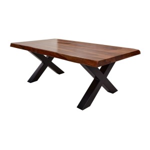 Table basse ORKAN 110cm en bois de Sheesham