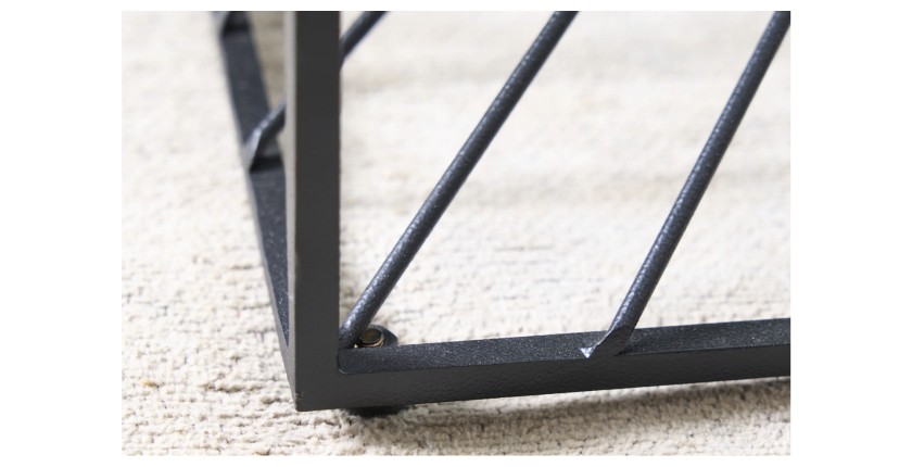 Zoom sur les pieds de la table basse KOSMOS 60cm
