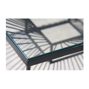 Zoom sur le plateau de la table basse KOSMOS 60cm