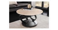 Table basse SOLYNE avec uniquement le plateau beige