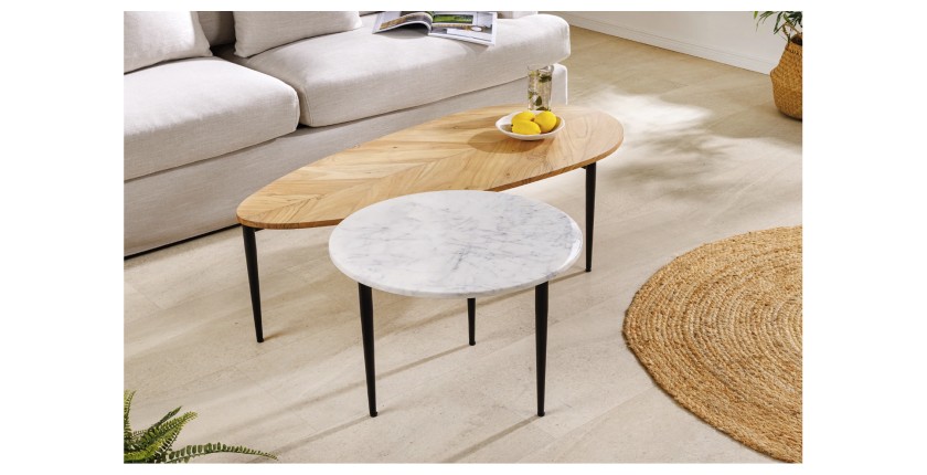 Table basse NOARA dans un décor 3D