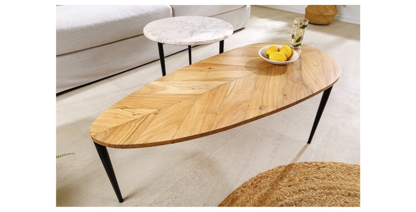 Table basse NOARA vue de haut
