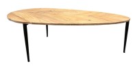 Table basse NOARA avec plateau en bois