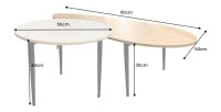 Table basse NOARA dimensions