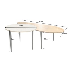 Table basse NOARA dimensions