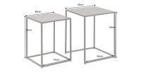 Table basse VULKARA dimensions