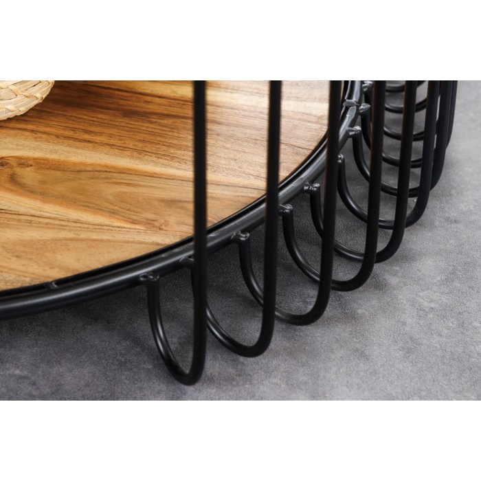 Zoom sur le sous-plateau de la table basse RONDEL 73cm