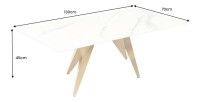 Table basse AXIS dimensions