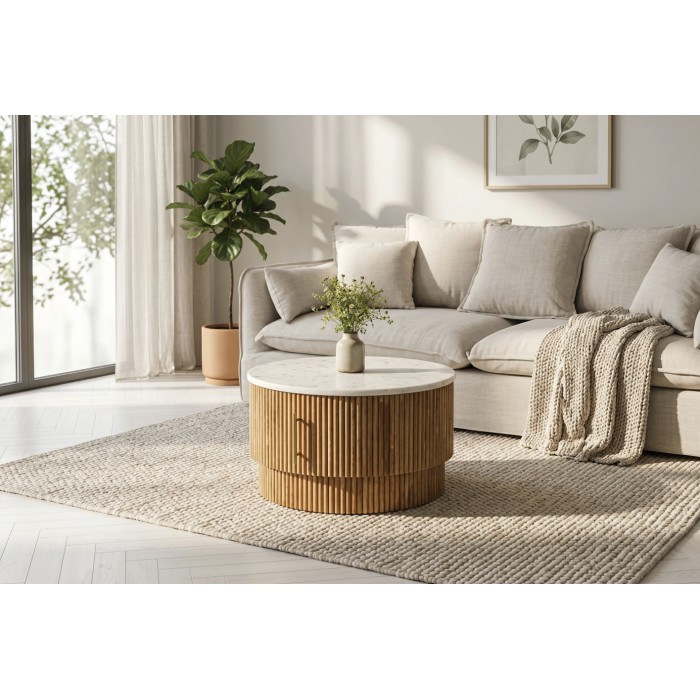 Table basse YONA vue éloignée