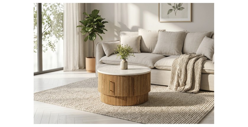 Table basse YONA vue éloignée