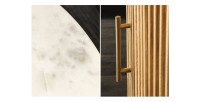 Zoom sur les détails de la table basse YONA