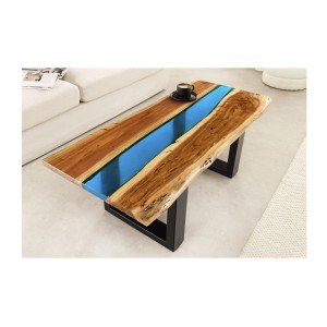 Table basse LAGUNA 110cm vue de haut