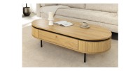 Table basse SOREN 120cm vue de haut