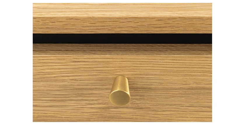 Zoom sur la poignée du tiroir de la table basse SOREN 120cm