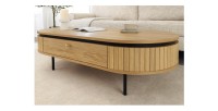 Table basse SOREN 120cm vue de côté