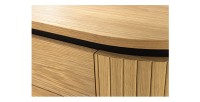Zoom sur la tranche de la table basse SOREN 120cm