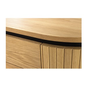 Zoom sur la tranche de la table basse SOREN 120cm