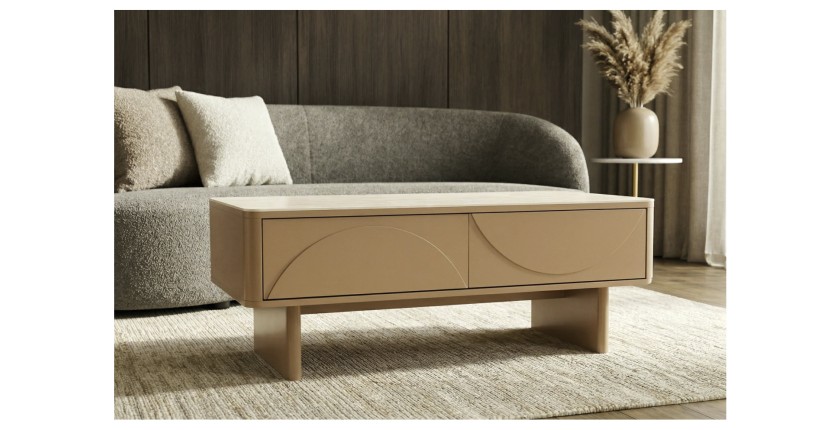Table basse MIYA cachemire mise en situation
