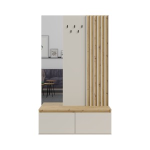 Meuble d'entrée NEMO beige cachemire
