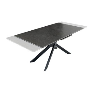Table ARAVIS noire extensible