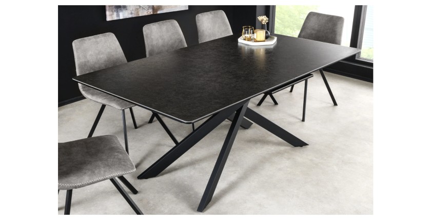 Table ARAVIS noire extensible mise en situation