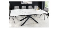 Table ARAVIS blanche extensible mise en situation