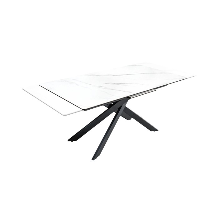 Table ARAVIS blanche extensible