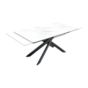 Table ARAVIS blanche extensible