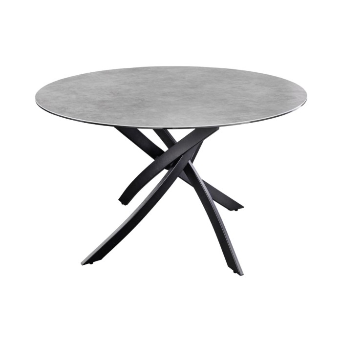 Table ARAVIS ronde 120cm grise