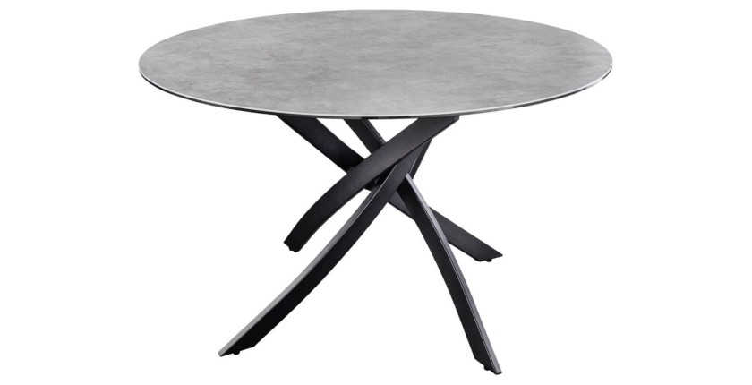 Table ARAVIS ronde 120cm grise