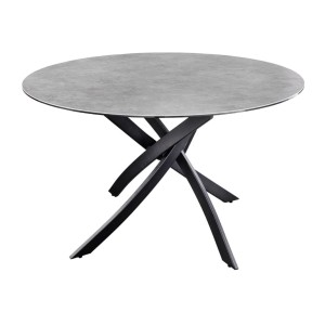 Table ARAVIS ronde 120cm grise