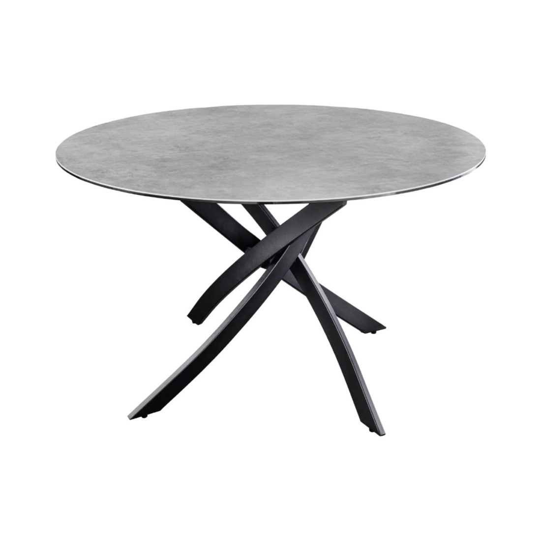 Table ARAVIS ronde 120cm grise