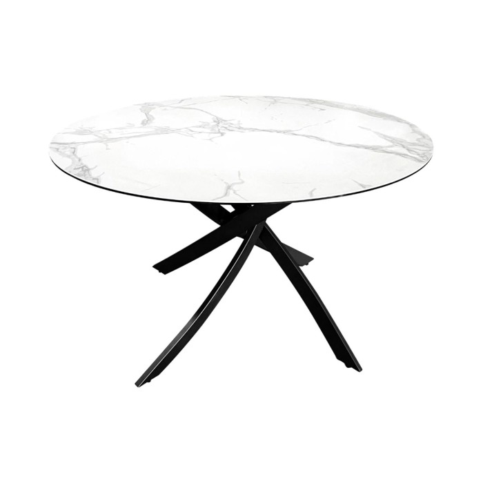 Table ronde ARAVIS 120cm blanche