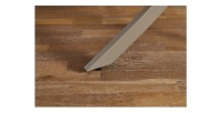 Zoom sur le pieds de la table ronde ARAVIS 120cm beige