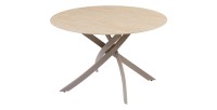 Table ronde ARAVIS 120cm beige