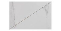 Zoom sur le plateau de la table extensible 160-200cm LIXOR blanche