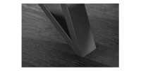 Zoom sur le pied de la table extensible 160-200cm LIXOR blanche