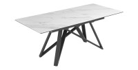 Table extensible 160-200cm LIXOR blanche