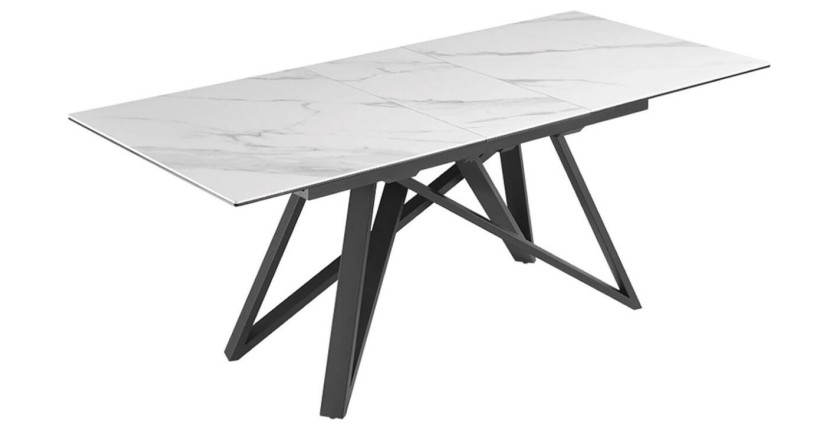 Table extensible 160-200cm LIXOR blanche