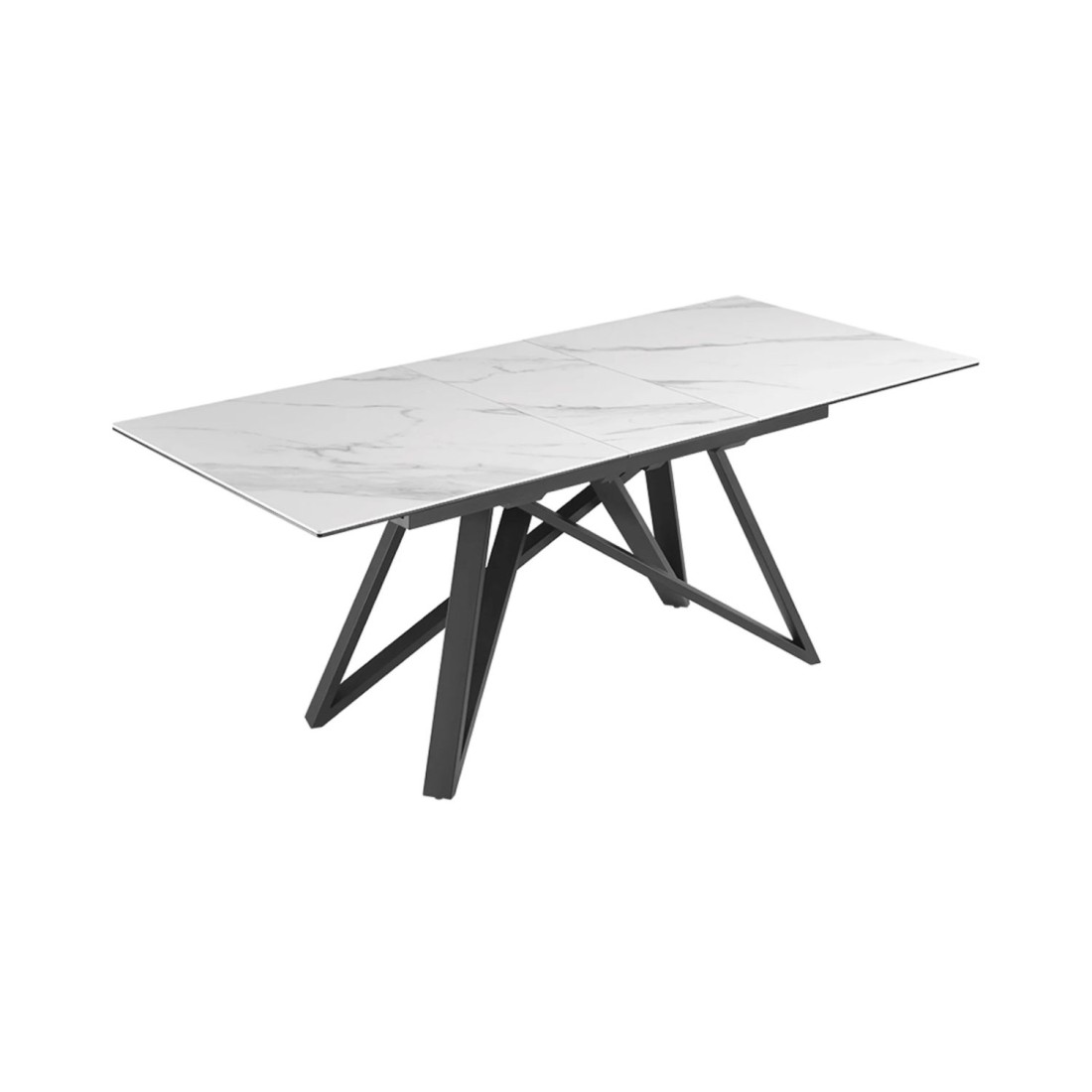 Table extensible 160-200cm LIXOR blanche