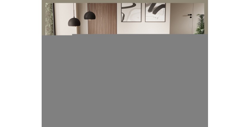 Canapé d’angle convertible CUBITO beige 240 cm avec coffre de rangement et couchage 