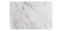 Zoom sur la matière du plateau de la table LITHOS blanche extensible 160-200cm