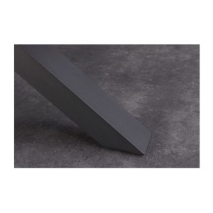 Zoom sur l'un des pieds de la table LITHOS blanche extensible 160-200cm