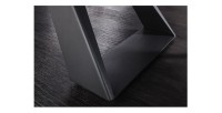 Zoom sur le pied de la table OBLIKA extensible 180-230cm noire