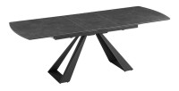 Table OBLIKA extensible 180-230cm noire