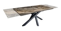 Table PETRANO extensible 180-220-260cm marbre taupe