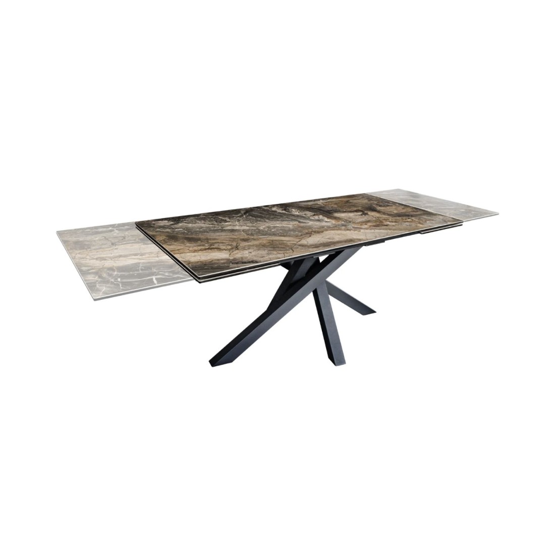 Table PETRANO extensible 180-220-260cm marbre taupe