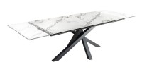 Table PETRANO extensible 180-220-260cm blanche