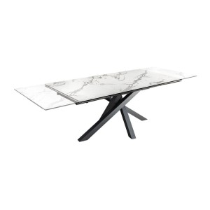 Table PETRANO extensible 180-220-260cm blanche